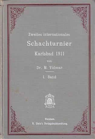 Vidmar. Karlsbad 1911.