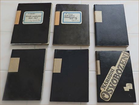 Narodni osvobozeni 1924-1948: 6 note books with ca 1,500 problems