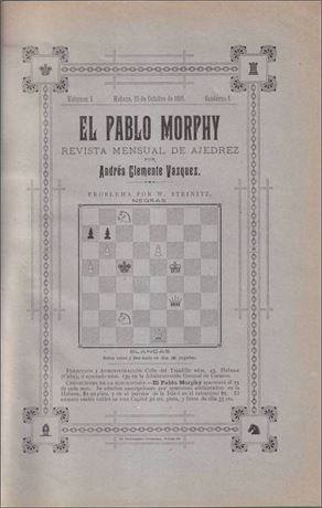 El Pablo Morphy 1891-92 vol 1.