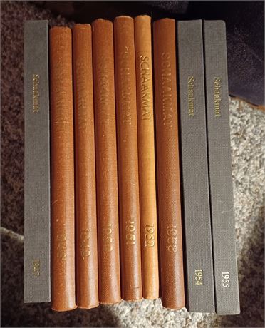 SCHAAKMAT, COMPLETE ROW 1947-1955